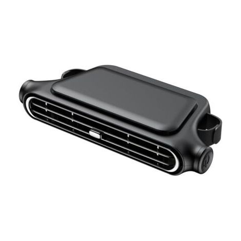 Puissant ventilateur arrière de voiture avec 3 vitesses et design réglable pour une meilleure circulation de l'air dans votre véhicule (noir)