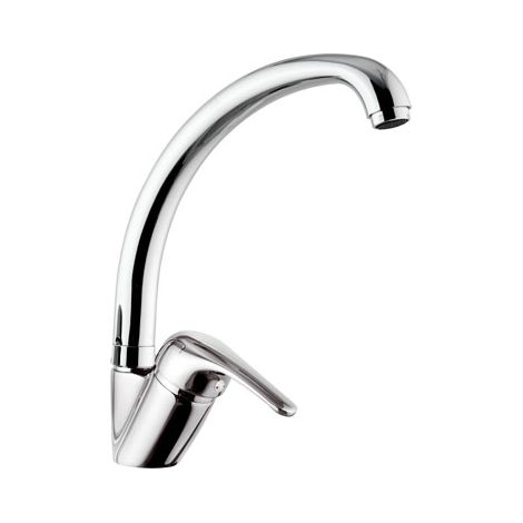 Rubinetto Miscelatore Monocomando Girevole Lavello in Ottone Mariani Epic Cromato (1/3)