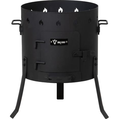 BBQ-Toro Kazan Ofen Ø 45 cm, Gulaschkessel, Feuerkessel, Outdoor Ofen, Utschak, Eintopfofen, Feuerstelle (1/5)