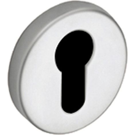 Set Rosette Escutcheon Bézault 6371 pour clé simple Chrome fini velours