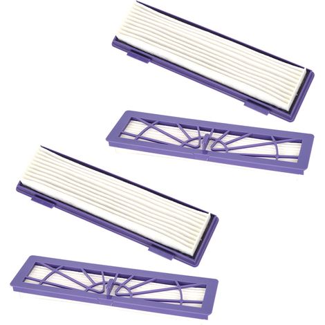 Ortviai Filtre aspirateur robot Neato 70E/75/80/85/d75/d80/d85/d3/d5/d7 – lot de 4, violet, haute efficacité (1/4)