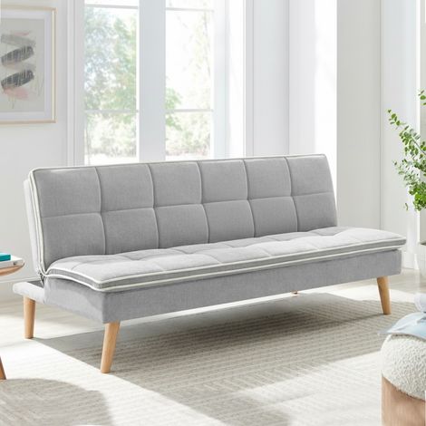 Sofá cama 3 plazas gris 182x88x80H Lunaria (1/4)
