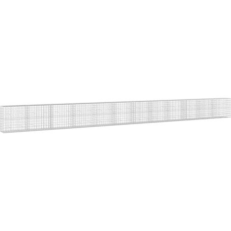 Gabione mit 3,5 mm Draht und 10x10 cm Maschen 1200x50x100 cm vidaXL