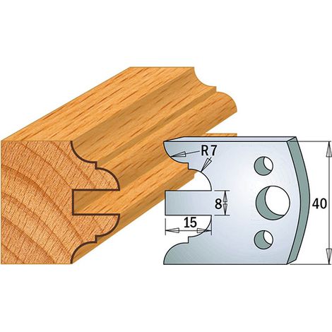 690.098 PAIRE DE COUTEAUX SP 40x4mm
