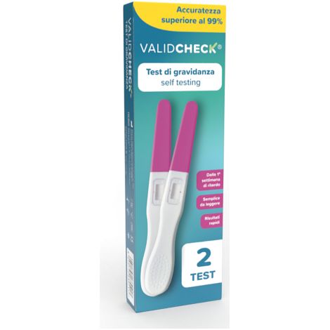 Trade Shop - SCHWANGERSCHAFTSTEST VALIDCHECK SELBSTTEST BABY 2ER-PACK - (1/2)