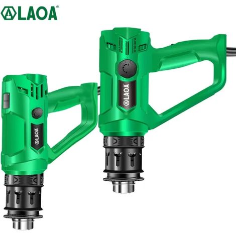 LAOA – Décapeur thermique, 2000W, Pistolet chauffant électrique rechargeable, Outil air chaud, pistolet à Air chaud électrique industriel pour caloduc et film de voiture, 50-650℃ (1/4)