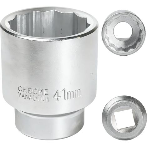 Douille 41mm 3/4" 12 pans, Douille pour clé 3/4 41mm pour clé CR-MO (1/5)