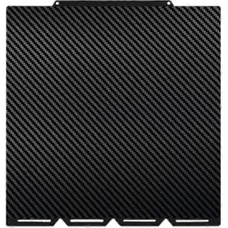 Plateau d'impression pour Snapmaker U1, en tôle d'acier à ressort double face, en fibre de carbone PET, avec structure diamant PEO, pièce pour imprimante 3D (1/5)