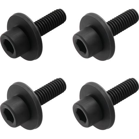 Lot de 4 boulons hexagonaux M6 à filetage gauche pour scie circulaire 266133-3 10541200 compatibles avec Makita BSS610 BSS611 DSS610 DSS610 DSS61 (1/4)