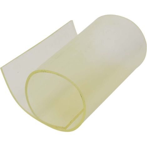Lastra di poliuretano giallo, lastra di poliuretano ad alta elasticità Sorbothane, adatta per l'industria della lavorazione e stampaggio dei metalli (4200 x 500 mm)