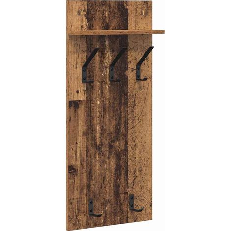 Maison Exclusive - Wandmontierter nachttisch Altholz 40 x 10 x 90