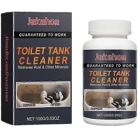 1 pièceNettoyant instantané pour réservoir de WC en poudre, élimine la rouille et autres dépôts minéraux, sans frotter, 100 g (1/5)