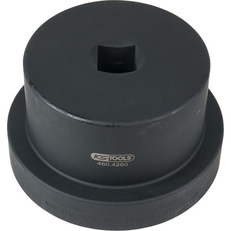KS Tools - Douille pour écrous moyeux avec guide 1, 12 pans, 120 mm - 460.4260 (1/2)