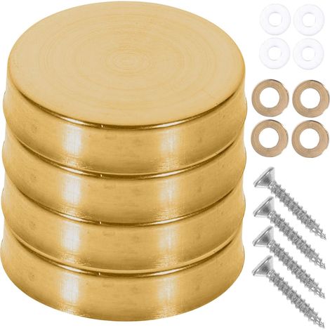 Lot de 20 cache-vis décoratifs en acier inoxydable pour la (1/5)