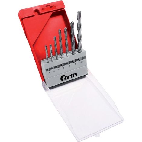 Fortis Allzweckbohrer-Set 7-tlg. 4, 4, 5, 6, 6, 8, 10 x 120 (1/2)