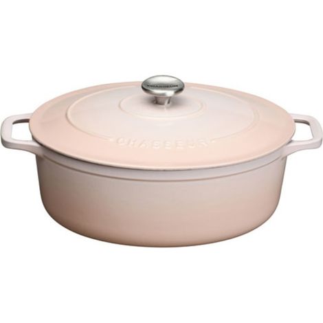 casseruola ovale in ghisa 33cm champagne - PUC473301A - Chasseur