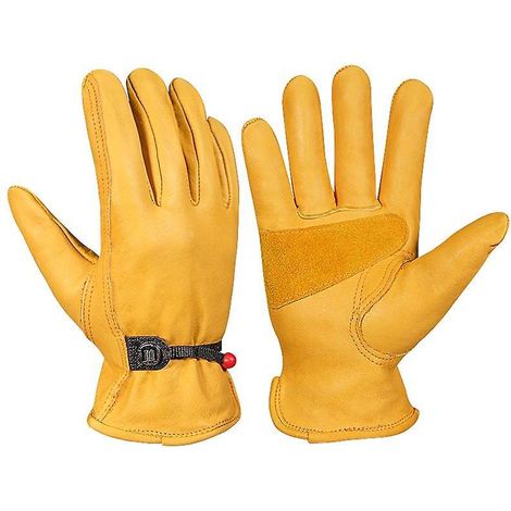 l-gants De Jardinage Pour Hommes/femmes, Gants De Travail En Cuir De Vachette, Gants De Travail Pour Jardin Anti-pines Et Anti-coupures - Paississ (1/5)