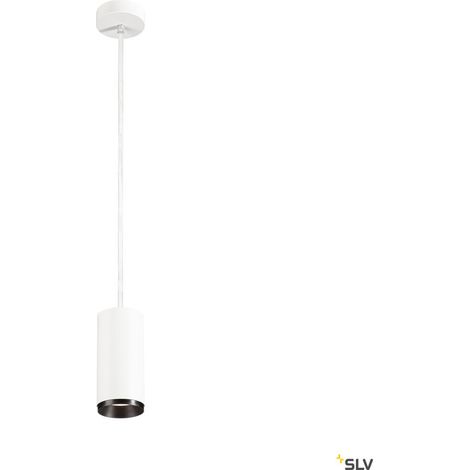 Suspension LED NUMINOS® M intérieur blanc/noir LED 201W 24° UGR 19 - SLV - 1004550 (1/4)