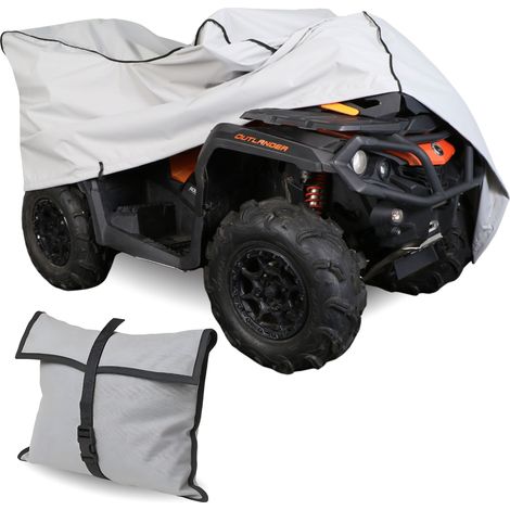 Quad-Abdeckung mit XL-Kofferraum 225-250 cm, robuste und stabile Plane für den Transport (1/5)