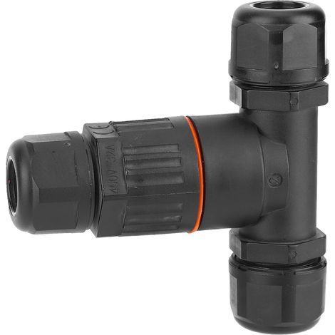 Boîtier de jonction extérieur étanche IP68 à 3 voies pour câbles, 450 V, 32 A (1/5)