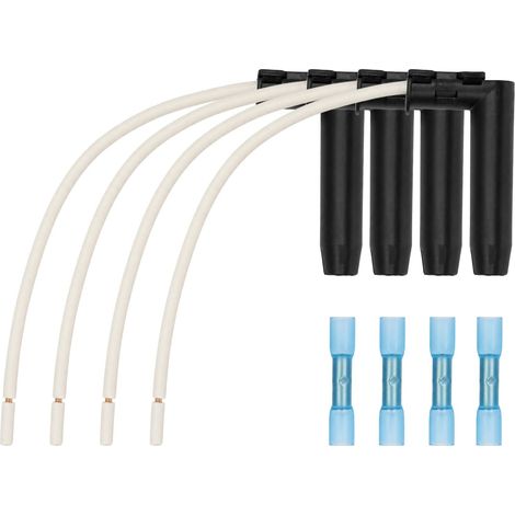 Kit répar faisceau bougies préchauf 4p, conn silicone 150mm (1/5)