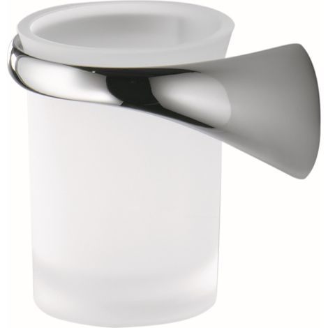 COLOMBO DESIGN Link porta bicchiere a muro sx cromato codice prod: B2402SCR-VAN
