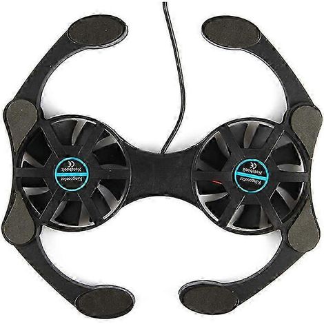 Base de refroidissement pour ordinateur portable, support pour PC portable - Facile à transporter, compatible avec les ordinateurs portables de 10 à 15,6 pouces, avec 2 ventilateurs silencieux et un p (1/5)