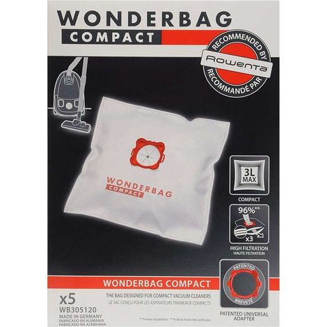 Boite de 5 sacs (194460-52251) (WB305120) Aspirateur ROWENTA, MOULINEX (1/3)