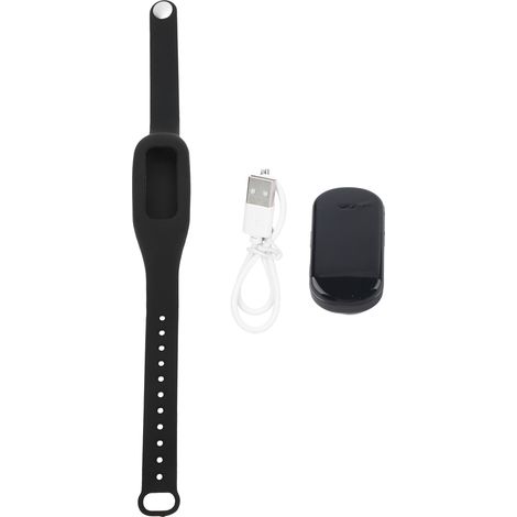 Bracelet anti ronflement intelligent USB rechargeable, taille ajustable, dispositif anti ronflement noir (1/5)