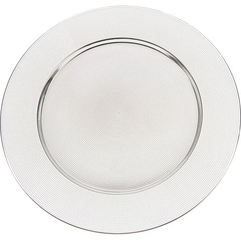 Piatto 40 cm argento PERAGA CHRISTMAS
