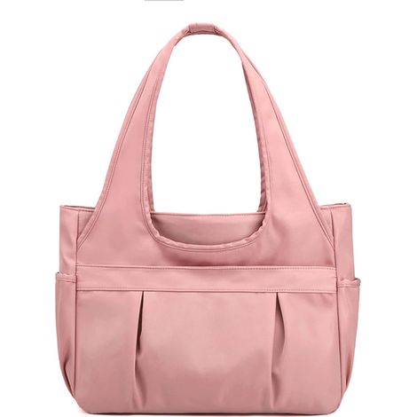 Sac à main en nylon imperméable (rose)