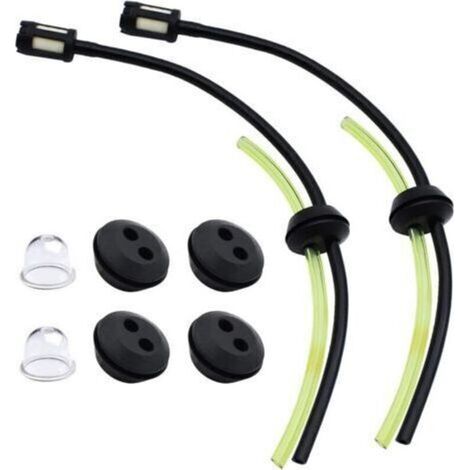 Lot de 2 flexibles de joint de filtre à carburant universels, tuyau de carburant pour tondeuse à gazon (1/4)