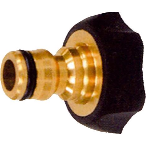 Adattatore per rubinetto femmina 1" ottone e gomma PLUVIA 6312-PLKBR610