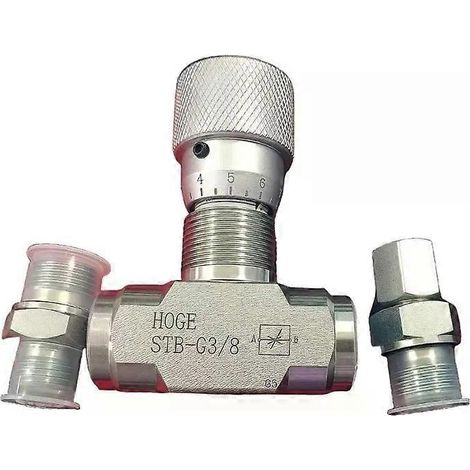 Distributeurs hydrauliques en acier inoxydable 3/8" - Régulateur de débit hydraulique B9HF