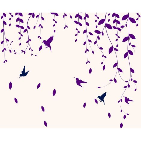 Papier peint panoramique - Oiseaux - 130 cm x 114 cm (1/2)