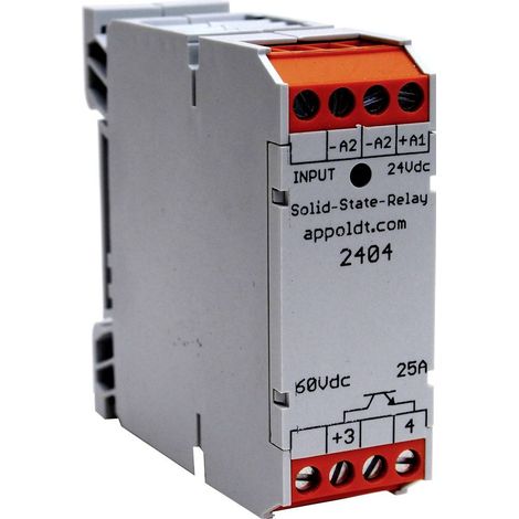 Appoldt Relais à semi-conducteurs 2404 25 A Tension de contact (max.): 60 V/DC 1 pc(s) (1/2)