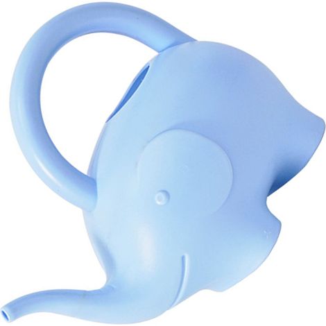 Arrosoir éléphant dessin animé en plastique de grande capacité (1 L), pot d'arrosage portatif mignon pour enfants, idéal pour le jardinage. (1/5)