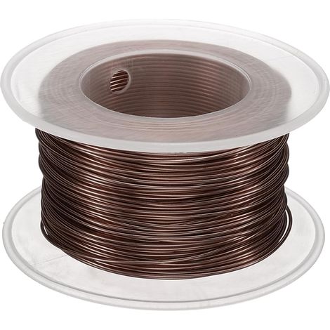 Fil Pour Bonsaï Anodisé Aluminium Calibre 0.8mm Fil Souple Marron (1/5)