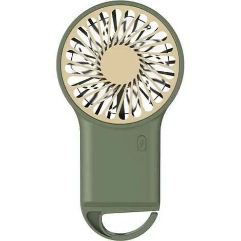 Ventilador plegable portátil, ventilador de escritorio, carga USB, adecuado para montañismo, actividades al aire libre, hogar y oficina. (1/4)