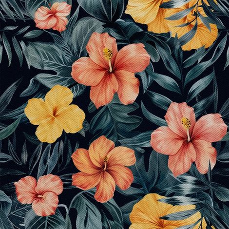 Tela decorativa para exteriores Oxford - Motivo floral I DX5285 (1/5)