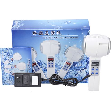 Machine massage visage lifting anti-âge froid chaud marteau cryothérapie rajeunissement peau beauté (1/5)