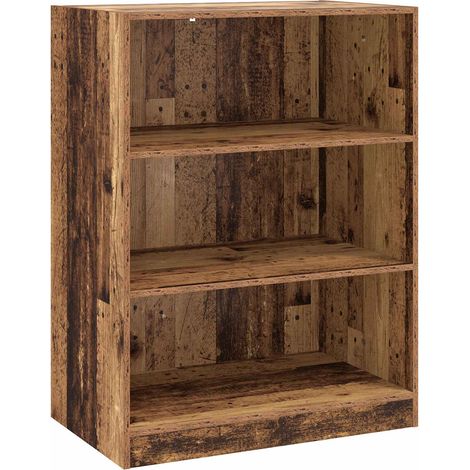 Wardrobe with Shelf with Storage Old wood 77 x 48 x 102 cm PB vidaXL