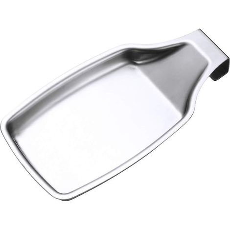 Porte-cuillères robuste en acier inoxydable 304, 20 x 10 cm, pour cuillères, louches, brosses et autres ustensiles de cuisine. (1/5)