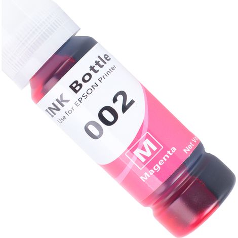 Encre à colorant pour imprimante jet d'encre couleur, couleurs vives, sans obstruction, bonne étanchéité, rangement pratique, rouge. (1/5)