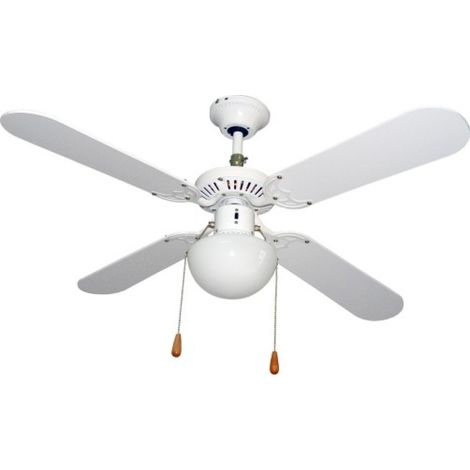 VENTILADOR TECHO 105CM CON LUZ 50W-3V 4 ASPAS VIVAH (1/2)