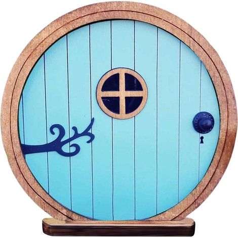 Fee, Feentor aus Holz, Fee, Feengarten, Miniaturtor, Gartenaccessoire, Feengartendekoration, Tor, Bäume, Hof (1/5)