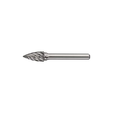 Fresa  rotativa  SPG  INOX  D.10mm  Longitud  cabeza  20mm  Diámetro  vástago  6mm  HM  Dentado  normal,  fino  TECWERK (1/2)