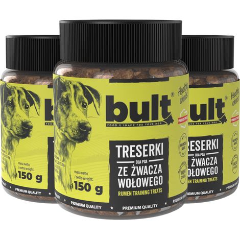 BULT Trainer Hundeleckerli Rinderpansen 3x150g (1/3)