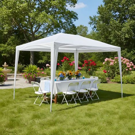 Pavillon 'Macon' Mt 3 X 4 - Farbe Weiß