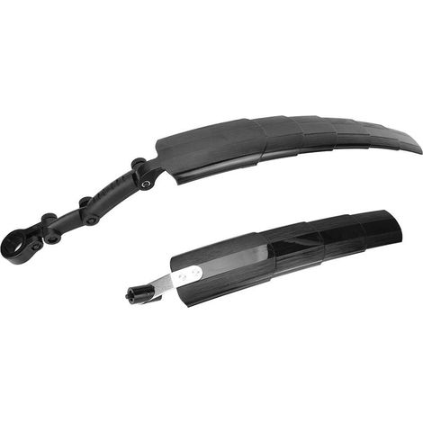Universal mountain bike mudguard set, adjustable front and rear mudguards for 16-29 inch wheels, protects against water splashes and dirt, bicycle mudguards for city bikes (1/5)